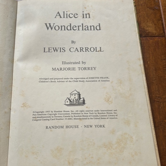 Peter Pan /Alice in wonderland 1955 original book vintage - Picture 4 of 5